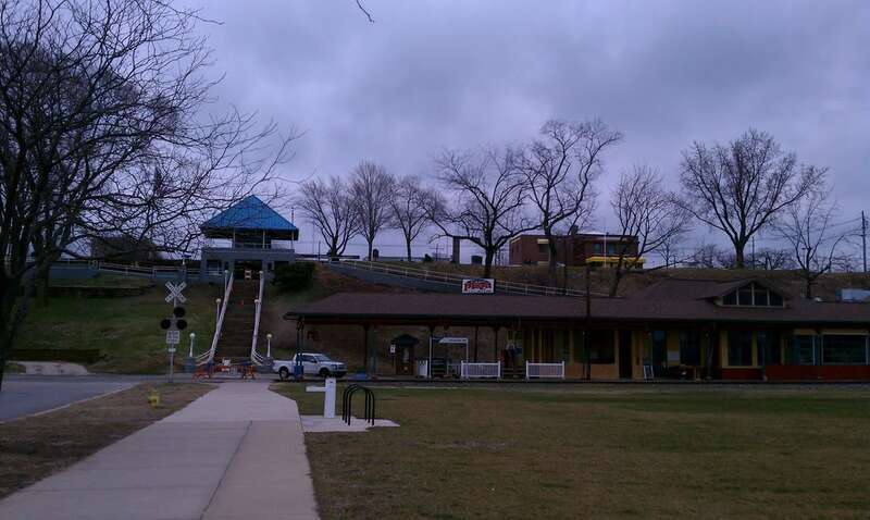 The St. Joseph-Benton Harbor Amtrak Station in St. Joseph, Michigan.