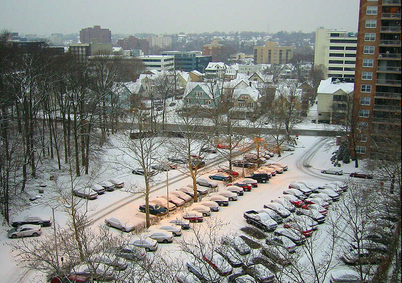 Stamford Bedford Street Shot from Hanover Hall Building