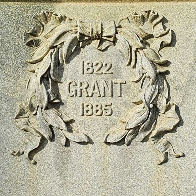 Statue of Ulysses S. Grant at Hackley Park in Muskegon, Michigan