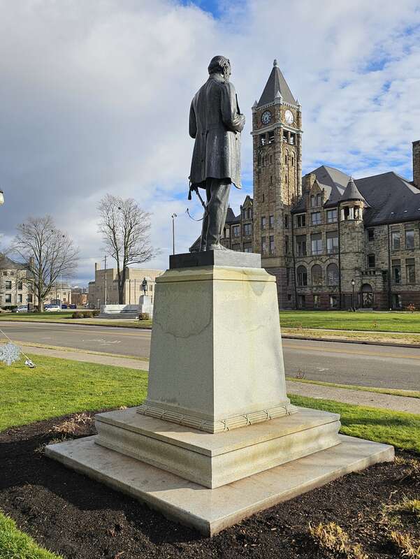 Statue of Ulysses S. Grant at Hackley Park in Muskegon, Michigan