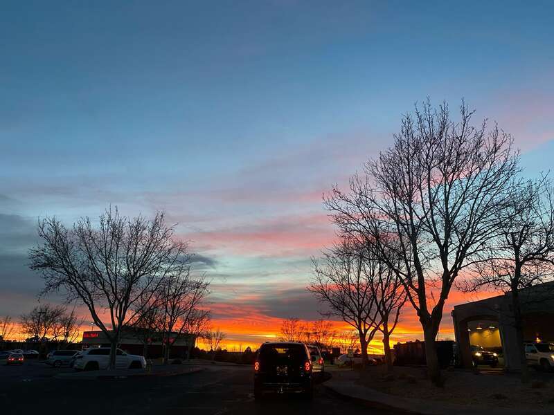 Picture taken from a Dions parking lot in Albuquerque New Mexico