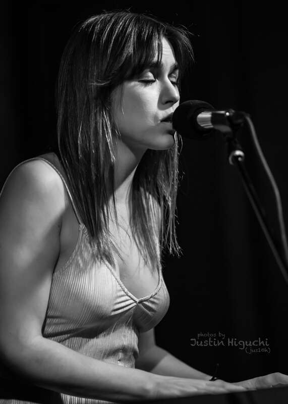 Susy Sun performing live in the Out of Order bar at Tenants of the Trees in Silverlake, Los Angeles, California, on Wednesday, January 4, 2016.