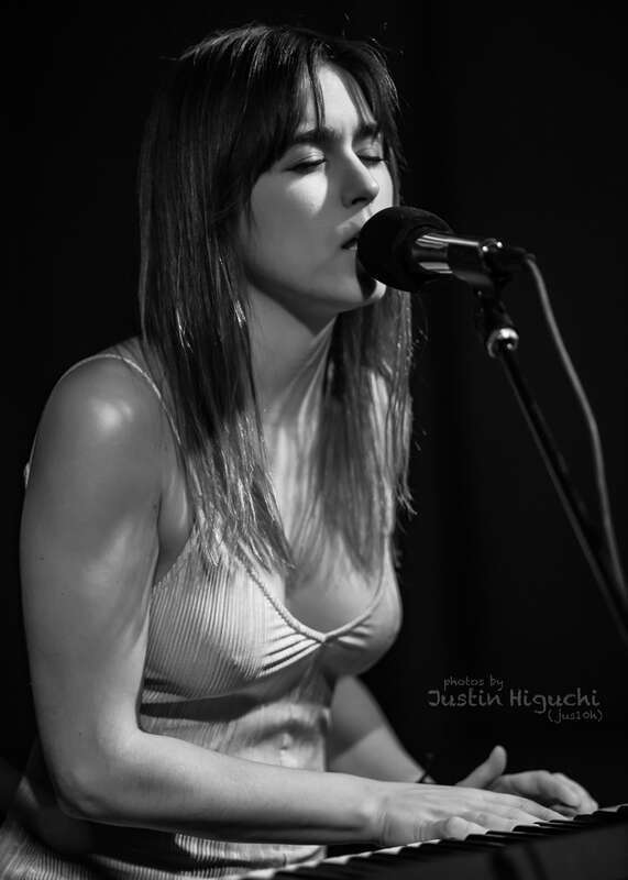 Susy Sun performing live in the Out of Order bar at Tenants of the Trees in Silverlake, Los Angeles, California, on Wednesday, January 4, 2016.
