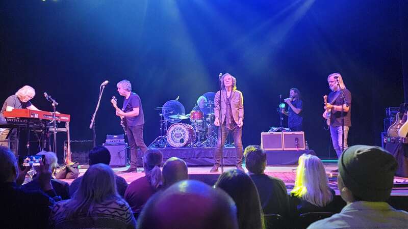 The Zombies performing at the Royal Oak Music Theatre in Royal Oak, Michigan on October 18, 2023