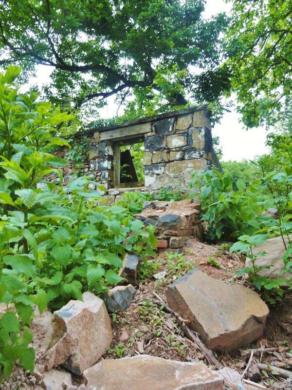 The grounds at the historical Abraham Staat House in South Bound Brook, New Jersey USA March 2012