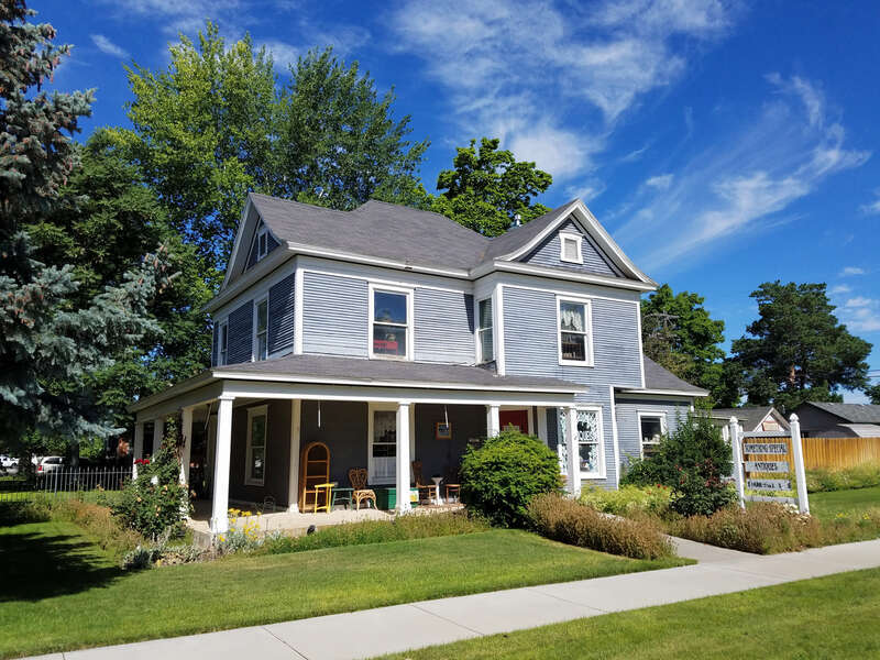 The Tolleth House in Meridian, Idaho, is a Queen Anne built in 1907 and is listed on the National Register of Historic Places.