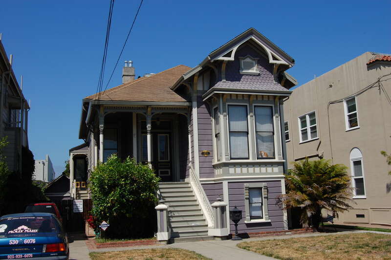 Built in 1895. 1713 Santa Clara Avenue. Alameda, California, USA