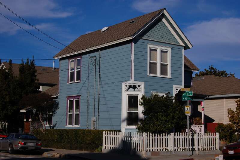 Built in 1896. 130 Maple Street. Santa Cruz, California, USA