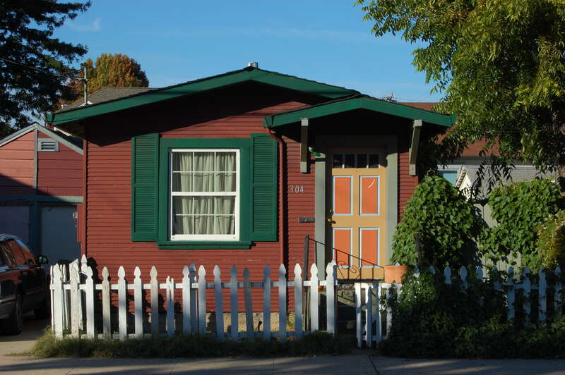 Built in 1925. 304 Laurel Street. Santa Cruz, California, USA
