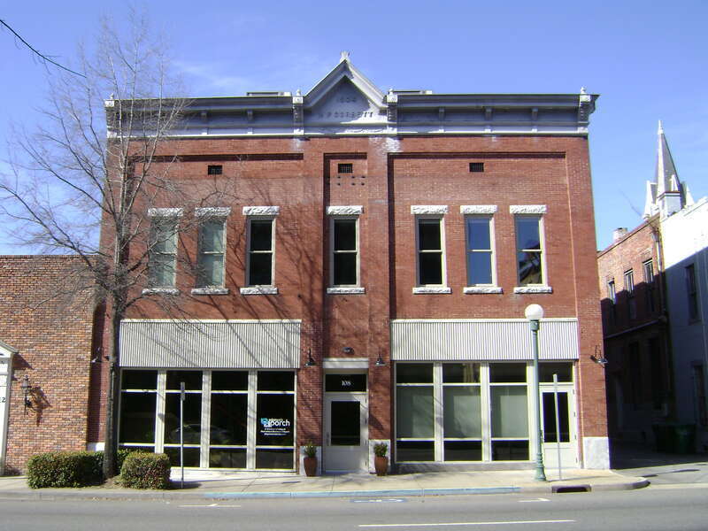 W P Corbett Building in the Valdosta Commercial Historic District, Valdosta, Lowndes County, Georgia