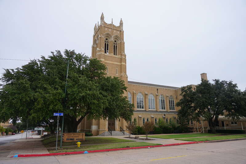 First United Methodist Church in Wichita Falls, Texas (United States).