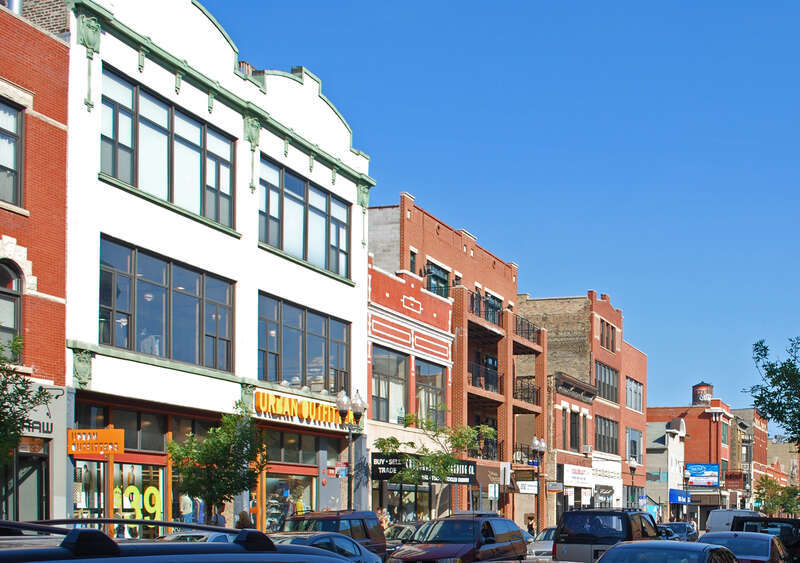 Wicker Park Historic District, Milwaukee south of North, Chicago IL
