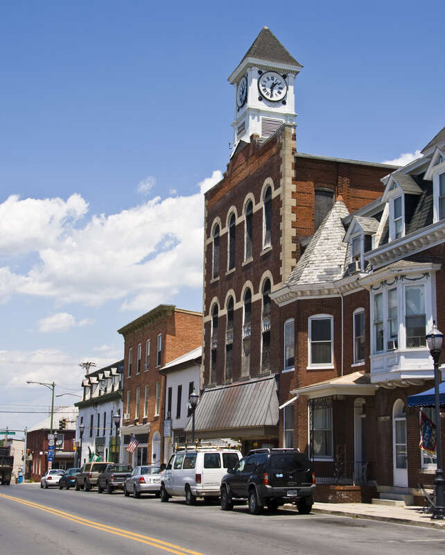 South Conococheague Street, Williamsport, Maryland, USA
