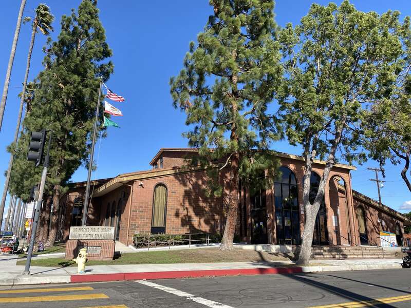 Wilmington branch Los Angeles Public Library 1300 N. Avalon Blvd. in 2024 February