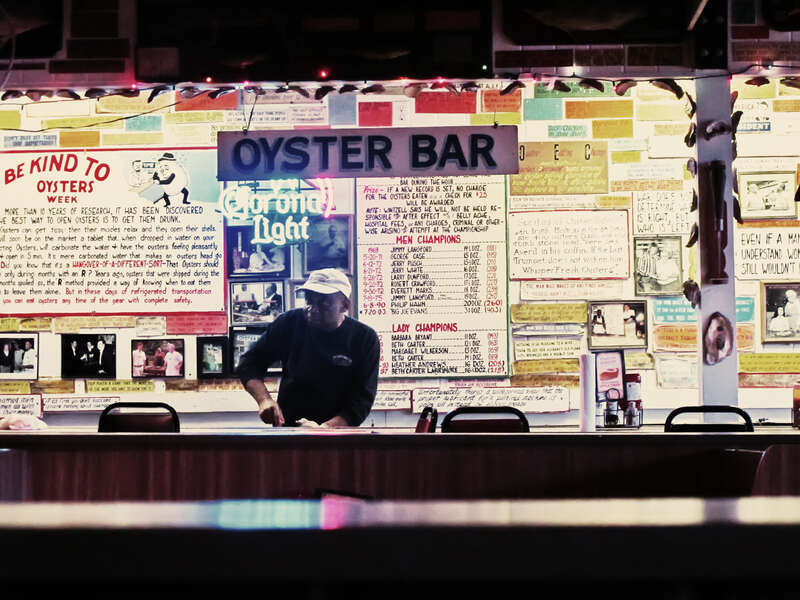 ..this guy was cracking oysters(i guess)..