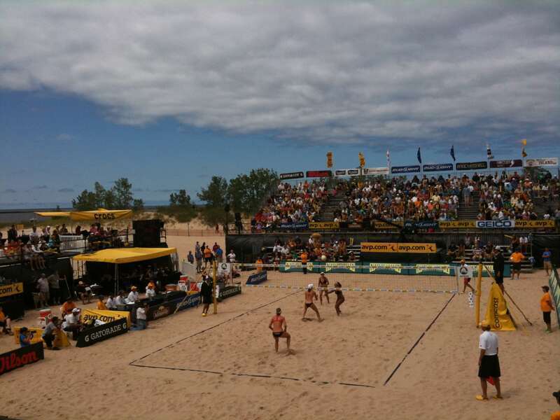 Women's finals at the AVP Crocs Tour Muskegon Open on August 23, 2009