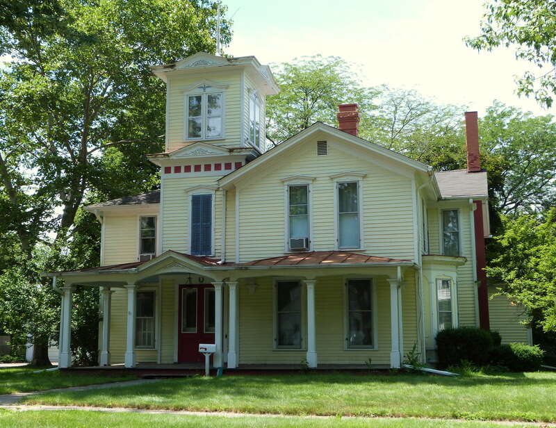 The historic Ammi and William Wright House, located at 207 Garden Lane in Saginaw, Michigan, United States, is listed on the US National Register of Historic Places.