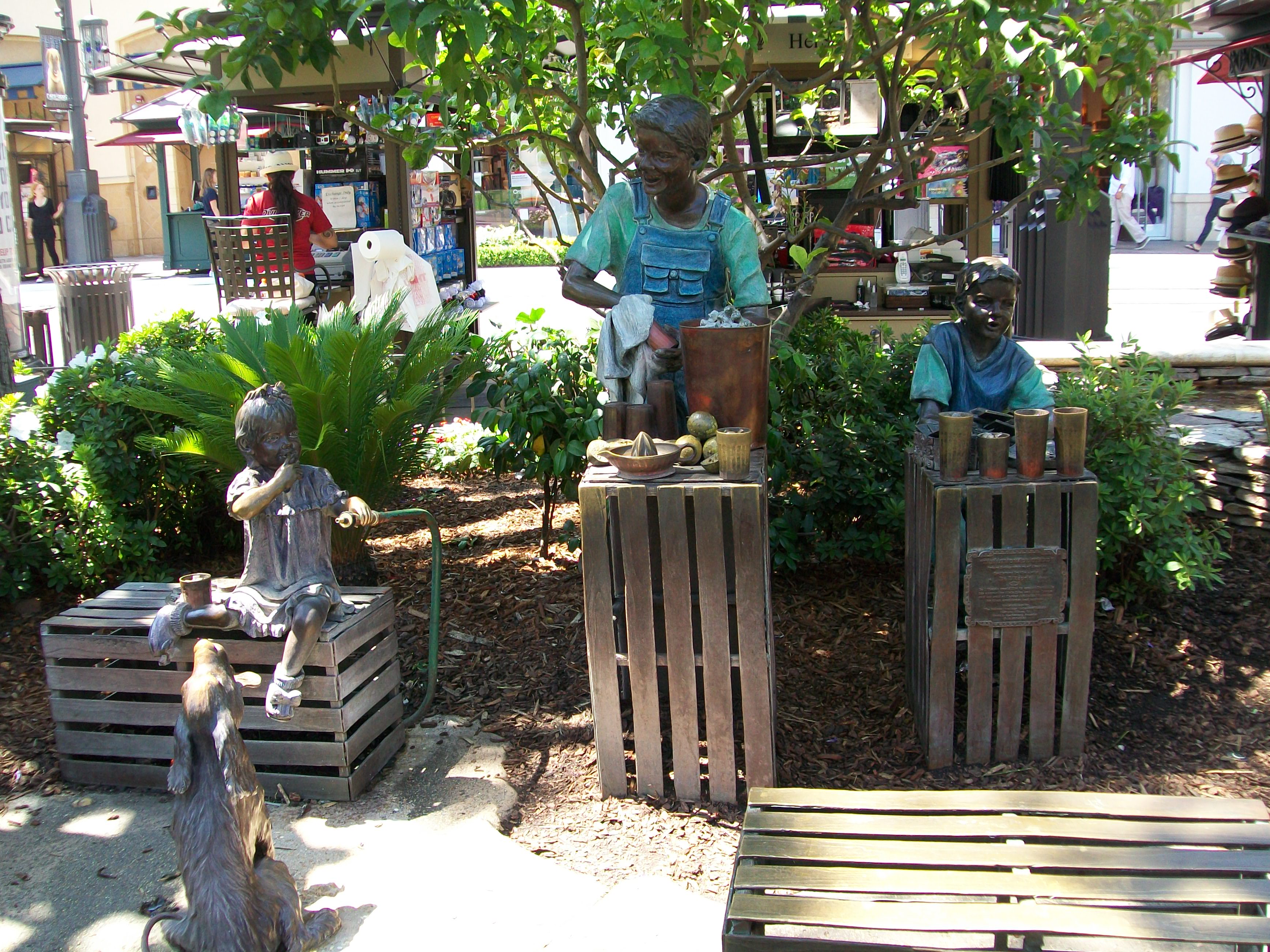 &quot;The Grove&quot; Statues