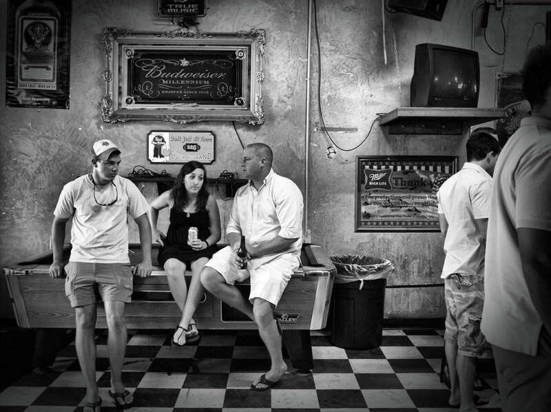 A journey through downtown Mobile Alabama during the 12th Annual Dauphin Street Beer Festival.
Chronologically this was my first shot of the evening.  We started at Boo Radleys which was nice because it was mostly deserted this early on, leaving us a