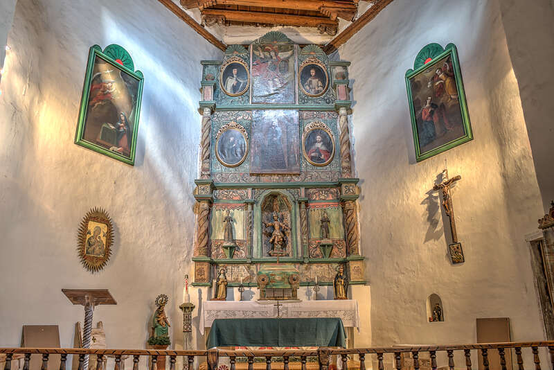 Interior of San Miguel Mission