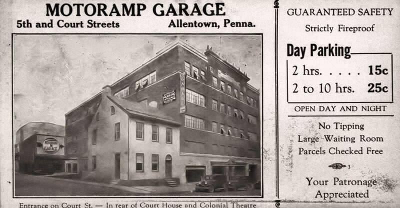 Motoramp Garage Trade Card