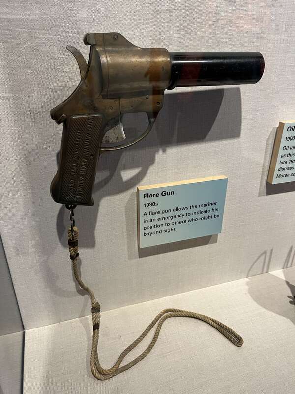 1930s Flare Gun at the National Museum of the Great Lakes