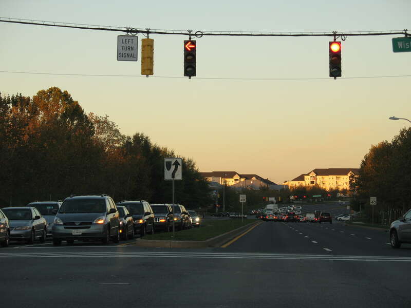 MD 118 (Germantown Road) at Wisteria Drive, Germantown, MD, USA