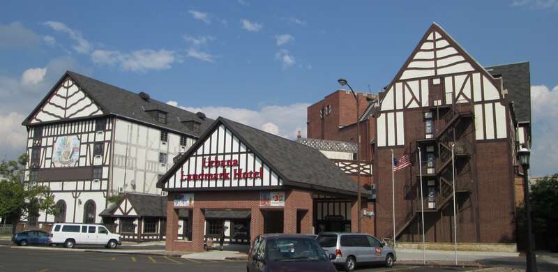 The Lincoln Hotel at 400 Race Street in Urbana, Illinois, now known as the Urbana Landmark Hotel, and formerly known as Jumer’s Castle Lodge and the Historic Lincoln Hotel, was built in 1922-23. It closed in 2010 for renovations and partially