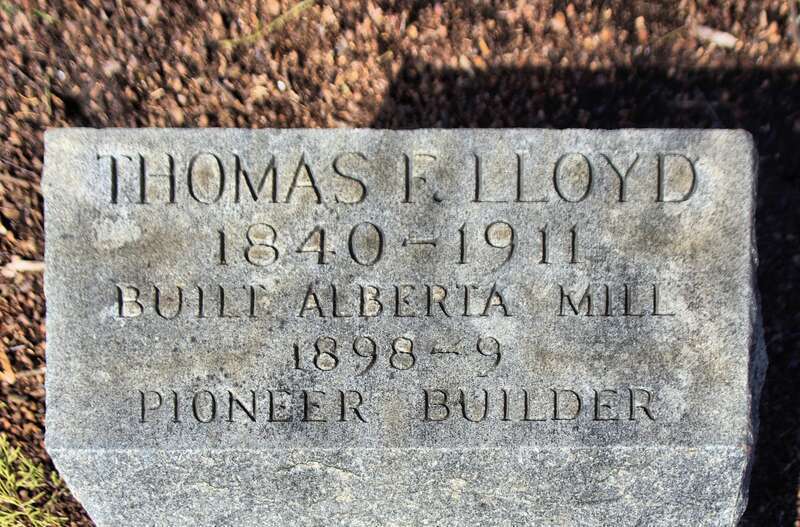 Thomas F. Lloyd Memorial on the premises of Carr Mill Mall, Carrboro