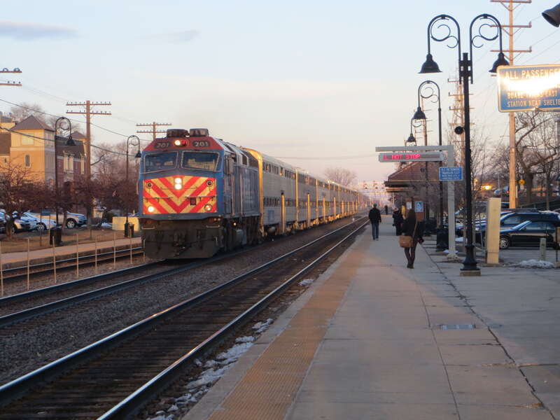 20140317 118 Metra, Downers Grove, Illinois