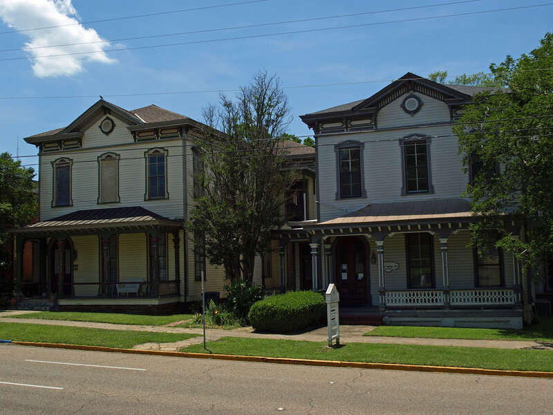 420 and 416 South Perry Street, part of the Perry Street Historic District in Montgomery, Alabama