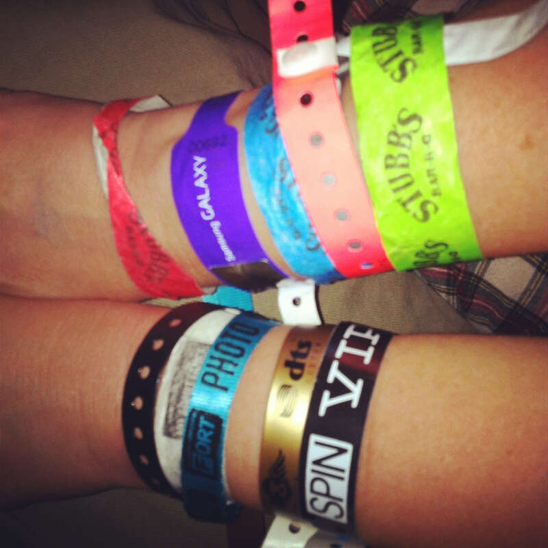 A SXSW's worth of wristbands