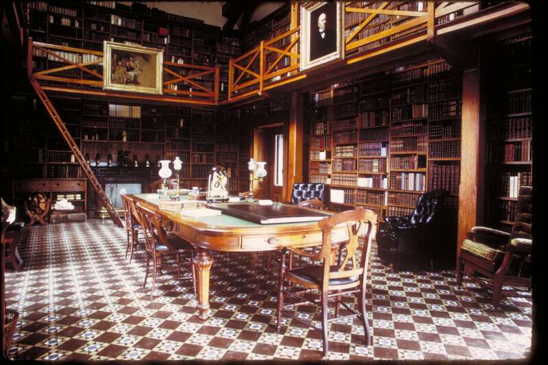 Dining room
Adams National Historical Park is located in the City of Quincy, Norfolk County, Massachusetts, approximately ten miles south of Boston. The Park comprises 11 historic structures and a cultural landscape totaling almost 14 acres. 
The