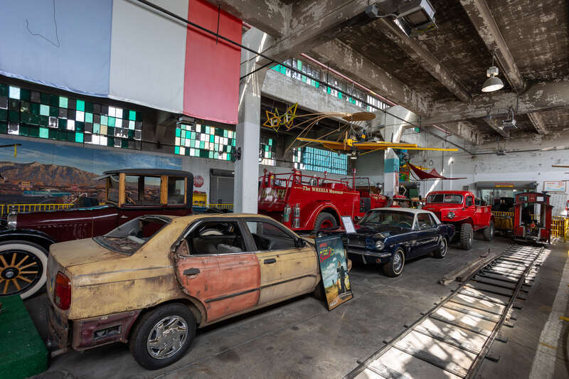 Autos at the Wheels Museum, Albuquerque, including the Suzuki Esteem used in the Better Call Saul episode, &quot;Bagman&quot;.