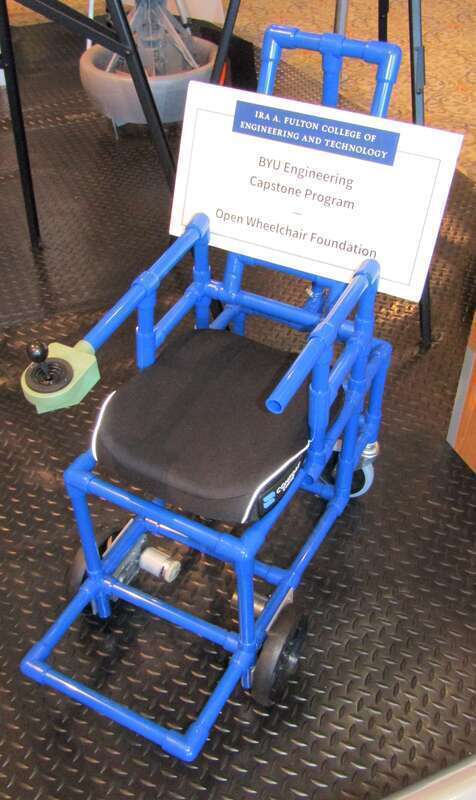 Wheelchair made by the BYU Engineering Capstone Program for the Open Wheelchair Foundation.