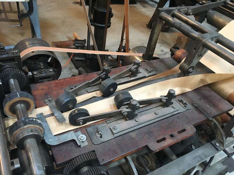 Detail of bag making machine detail at CRMII