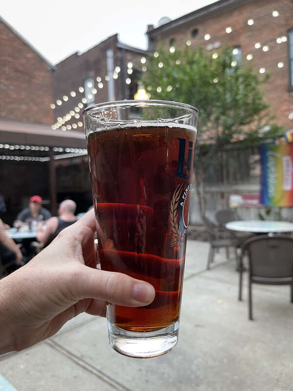 Beer at the Metro, Indianapolis, Indiana