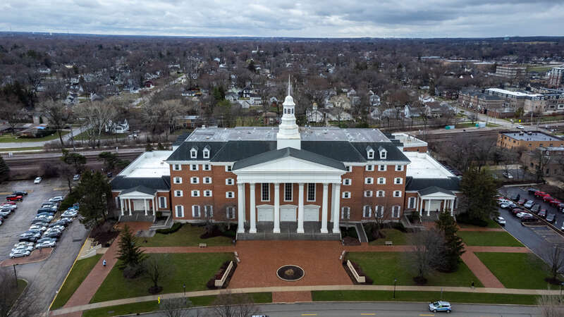 The Billy Graham Center at Wheaton College in Wheaton, IL.