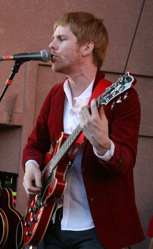 Bob Morris of the Hush Sound performing on April 13, 2008 on the Honda Civic Tour.