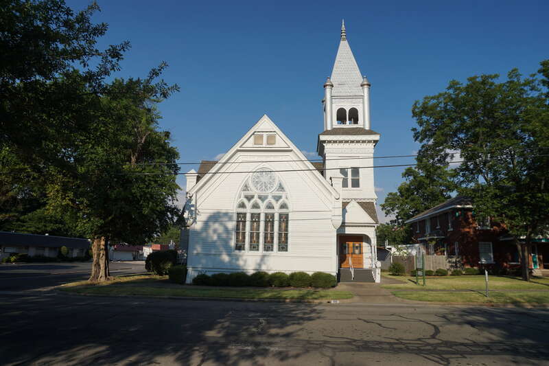First Presbyterian Church in Bonham, Texas (United States).