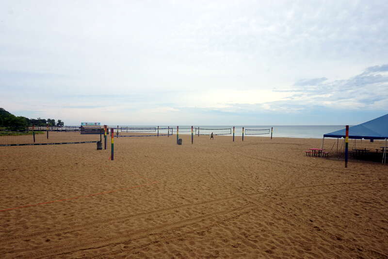 Bradford Beach in Milwaukee, Wisconsin (United States).