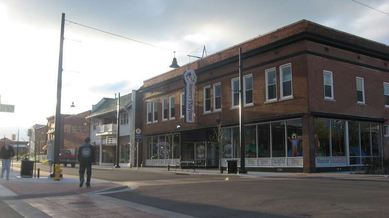 Buildings on the northern side of Broadway Street west of the Middle Street intersection in downtown Cape Girardeau, Missouri, United States.  From right to left, the buildings are:
502 Broadway, built 1916
510-512 Broadway, built 1925
514-516