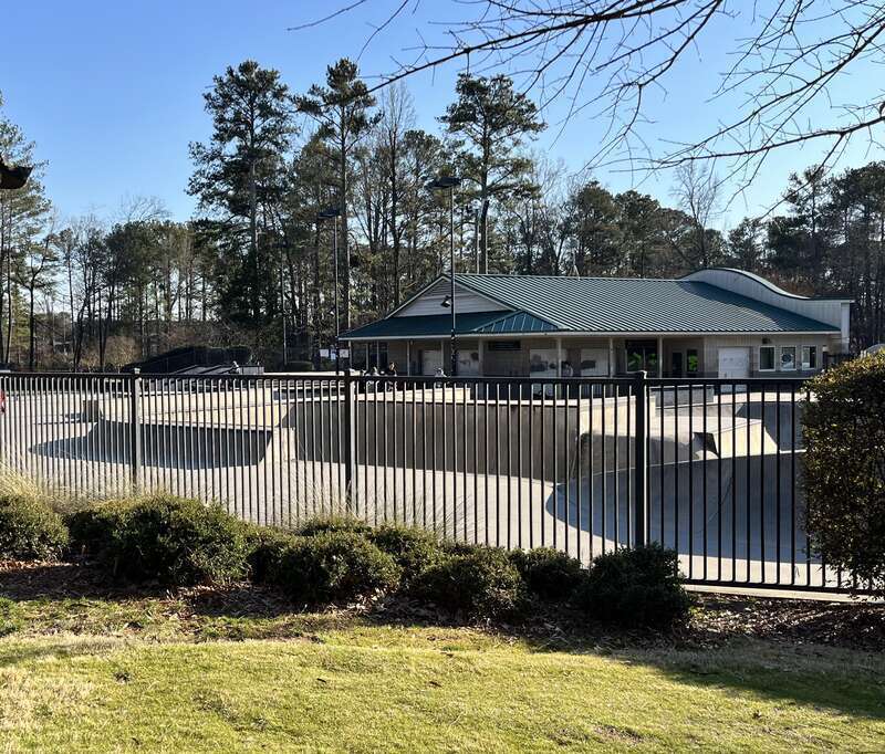 An image of the skate park at Brooks Run Park in Dunwoody, Georgia