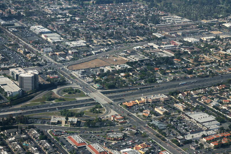 CA55 at 17th Street in Santa Ana