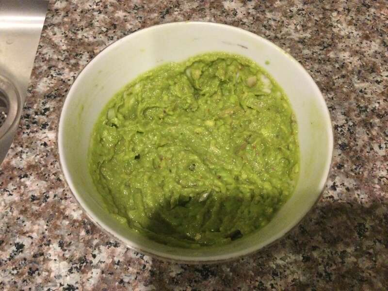 Some guacamole for my school project.
