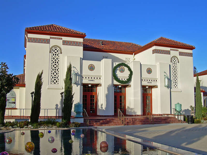 View of Campbell High School, a historic building.
