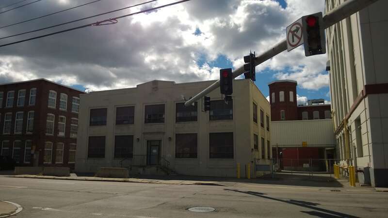 View of industrial heritage in Nashua, New Hampshire