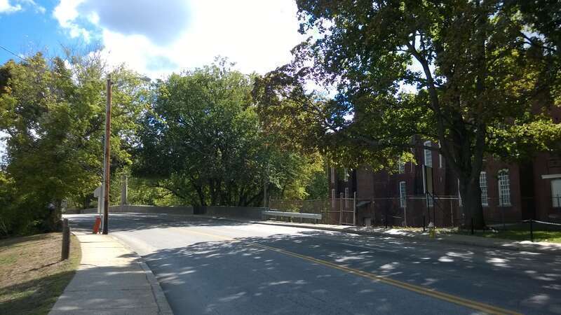 View of Canal Street Bridge in Nashua, New Hampshire