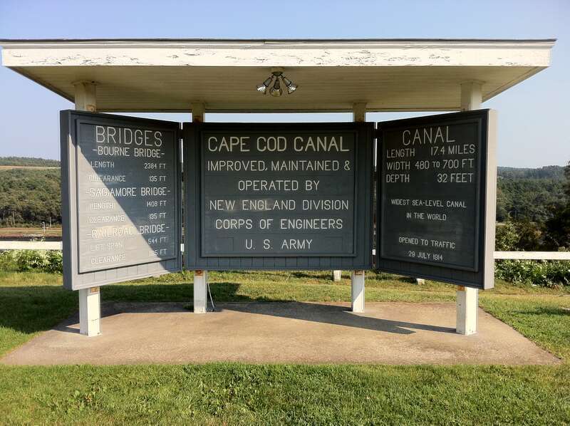 Cape Cod Canal Information Board