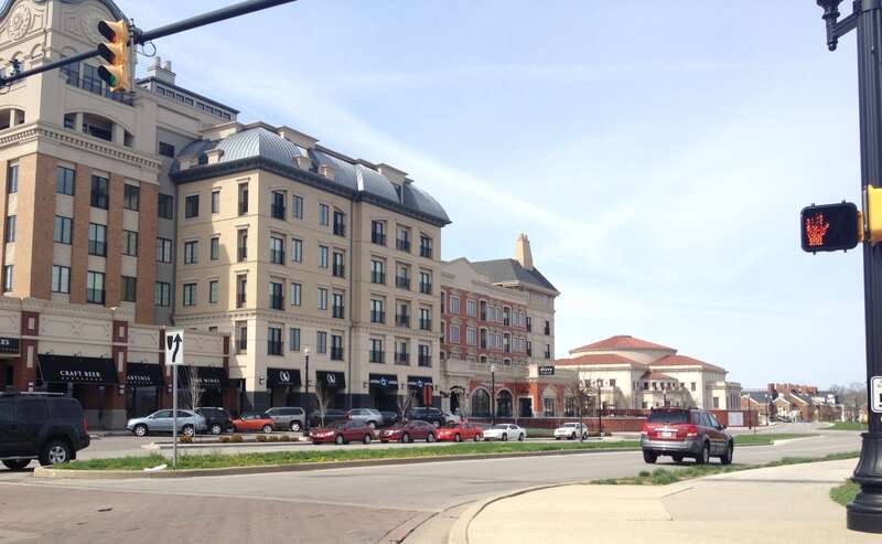 City Center Drive in Carmel, Indiana, United States.